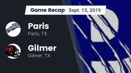 Recap: Paris  vs. Gilmer  2019