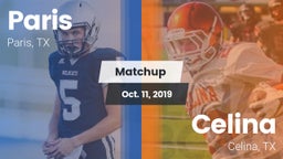 Matchup: Paris  vs. Celina  2019