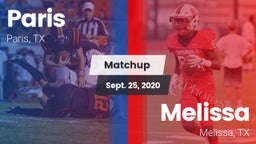 Matchup: Paris  vs. Melissa  2020