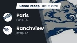 Recap: Paris  vs. Ranchview  2020