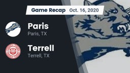 Recap: Paris  vs. Terrell  2020