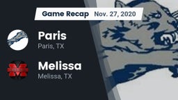 Recap: Paris  vs. Melissa  2020