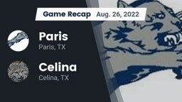 Recap: Paris  vs. Celina  2022