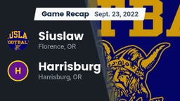 Recap: Siuslaw  vs. Harrisburg  2022