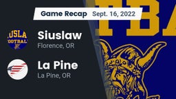 Recap: Siuslaw  vs. La Pine  2022