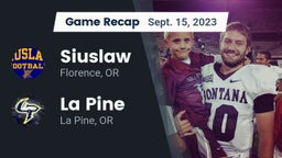 Recap: Siuslaw  vs. La Pine  2023