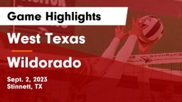 West Texas  vs Wildorado  Game Highlights - Sept. 2, 2023