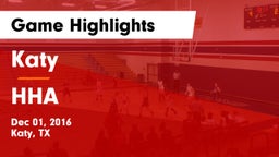 Katy  vs HHA Game Highlights - Dec 01, 2016