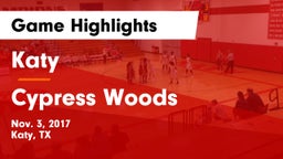 Katy  vs Cypress Woods  Game Highlights - Nov. 3, 2017