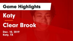 Katy  vs Clear Brook  Game Highlights - Dec. 10, 2019