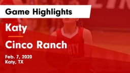 Katy  vs Cinco Ranch  Game Highlights - Feb. 7, 2020