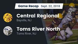 Recap: Central Regional  vs. Toms River North  2018