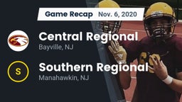 Recap: Central Regional  vs. Southern Regional  2020
