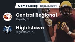 Recap: Central Regional  vs. Hightstown  2021