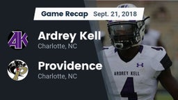 Recap: Ardrey Kell  vs. Providence  2018