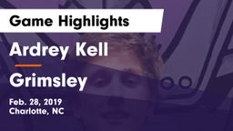 Ardrey Kell  vs Grimsley Game Highlights - Feb. 28, 2019