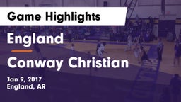England  vs Conway Christian Game Highlights - Jan 9, 2017
