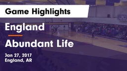 England  vs Abundant Life Game Highlights - Jan 27, 2017
