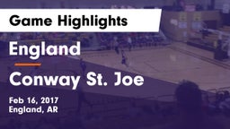 England  vs Conway St. Joe Game Highlights - Feb 16, 2017