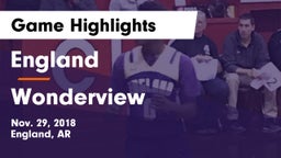 England  vs Wonderview  Game Highlights - Nov. 29, 2018