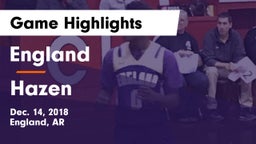 England  vs Hazen  Game Highlights - Dec. 14, 2018