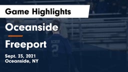 Oceanside  vs Freeport  Game Highlights - Sept. 23, 2021