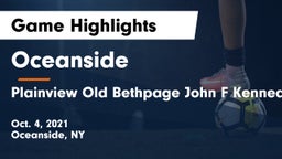 Oceanside  vs Plainview Old Bethpage John F Kennedy  Game Highlights - Oct. 4, 2021