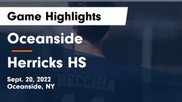 Oceanside  vs Herricks HS Game Highlights - Sept. 20, 2022