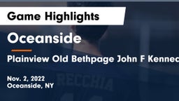 Oceanside  vs Plainview Old Bethpage John F Kennedy  Game Highlights - Nov. 2, 2022