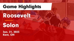 Roosevelt  vs Solon  Game Highlights - Jan. 21, 2023