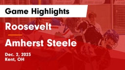 Roosevelt  vs Amherst Steele Game Highlights - Dec. 2, 2023