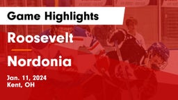 Roosevelt  vs Nordonia  Game Highlights - Jan. 11, 2024