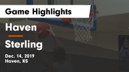 Haven  vs Sterling  Game Highlights - Dec. 14, 2019
