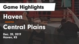 Haven  vs Central Plains  Game Highlights - Dec. 20, 2019