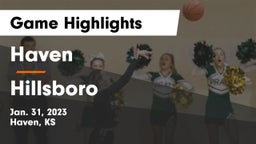 Haven  vs Hillsboro  Game Highlights - Jan. 31, 2023