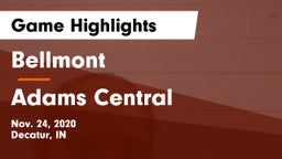 Bellmont  vs Adams Central  Game Highlights - Nov. 24, 2020