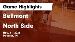 Bellmont  vs North Side  Game Highlights - Nov. 11, 2023