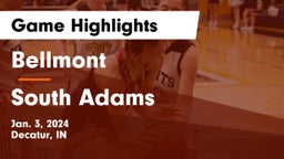 Bellmont  vs South Adams  Game Highlights - Jan. 3, 2024
