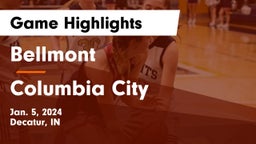 Bellmont  vs Columbia City  Game Highlights - Jan. 5, 2024