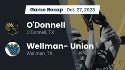 Recap: O'Donnell  vs. Wellman- Union  2023