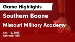 Southern Boone  vs Missouri Military Academy Game Highlights - Oct. 10, 2023