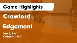 Crawford  vs Edgemont Game Highlights - Jan 5, 2017