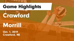 Crawford  vs Morrill  Game Highlights - Oct. 1, 2019