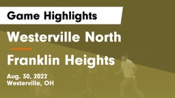 Westerville North  vs Franklin Heights  Game Highlights - Aug. 30, 2022