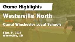 Westerville North  vs Canal Winchester Local Schools Game Highlights - Sept. 21, 2023