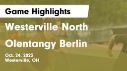 Westerville North  vs Olentangy Berlin  Game Highlights - Oct. 24, 2023