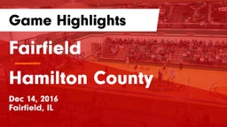 Fairfield  vs Hamilton County Game Highlights - Dec 14, 2016