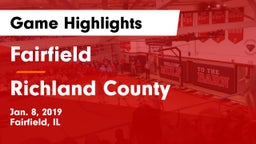 Fairfield  vs Richland County  Game Highlights - Jan. 8, 2019