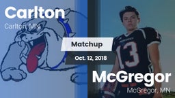 Matchup: Carlton vs. McGregor  2018