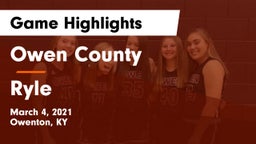 Owen County  vs Ryle  Game Highlights - March 4, 2021